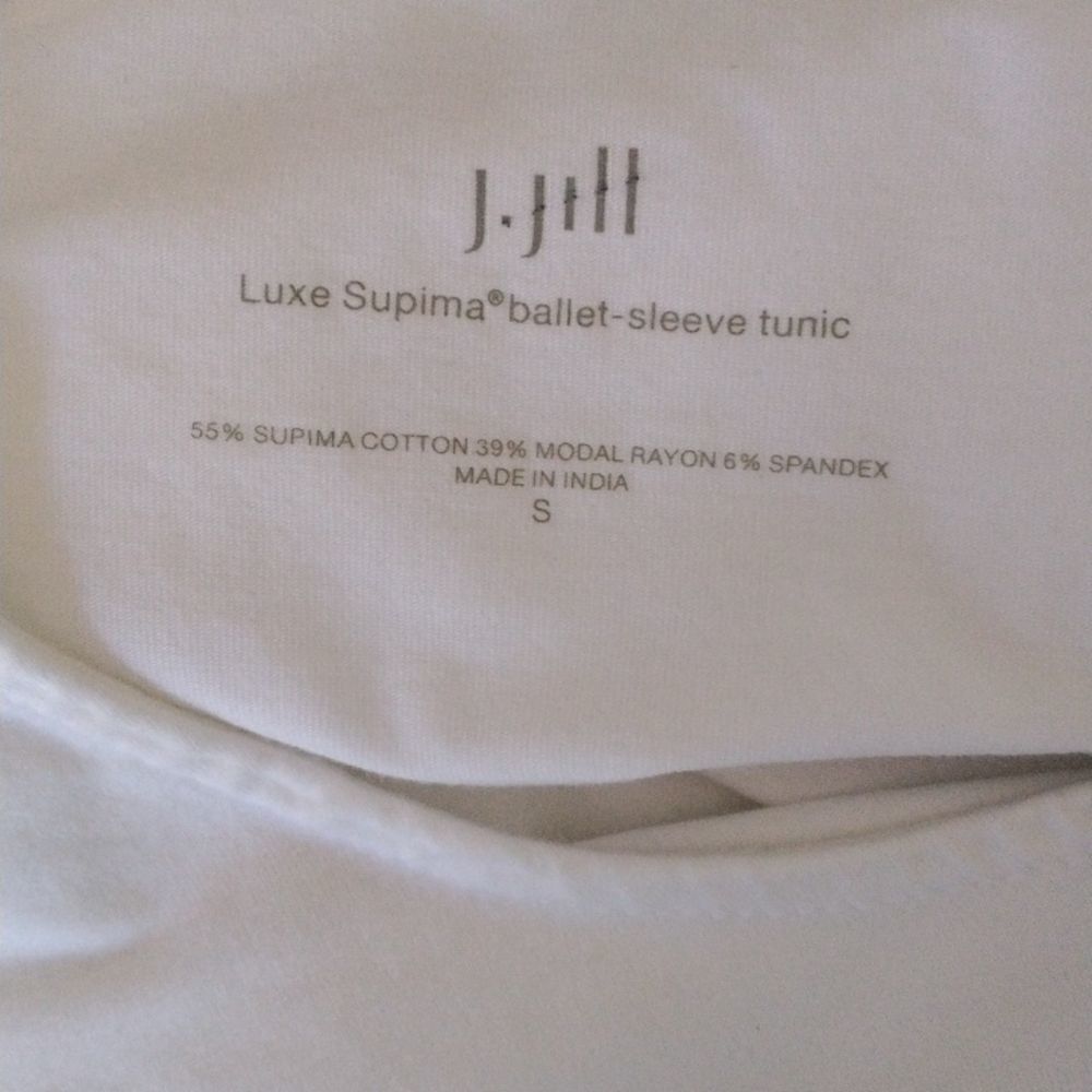 J.Jill White Baller Sleeve Knit Tunic - Picture 5 of 8